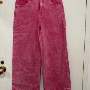 GAP Women's Flare Jeans in Vibrant Pink
